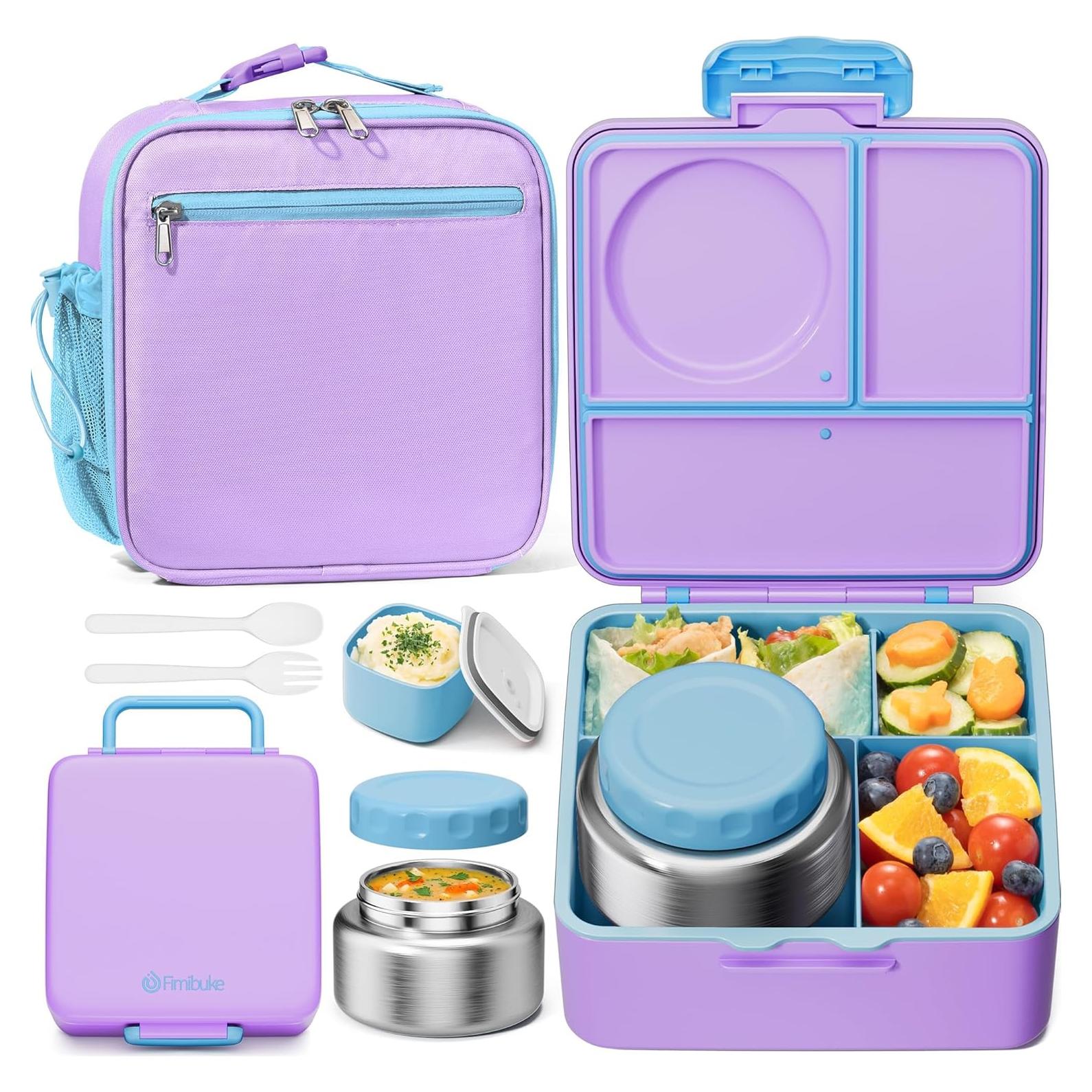 Caja de Almuerzo Bento Fimibuke 6 Piezas Aislada 1774 ml