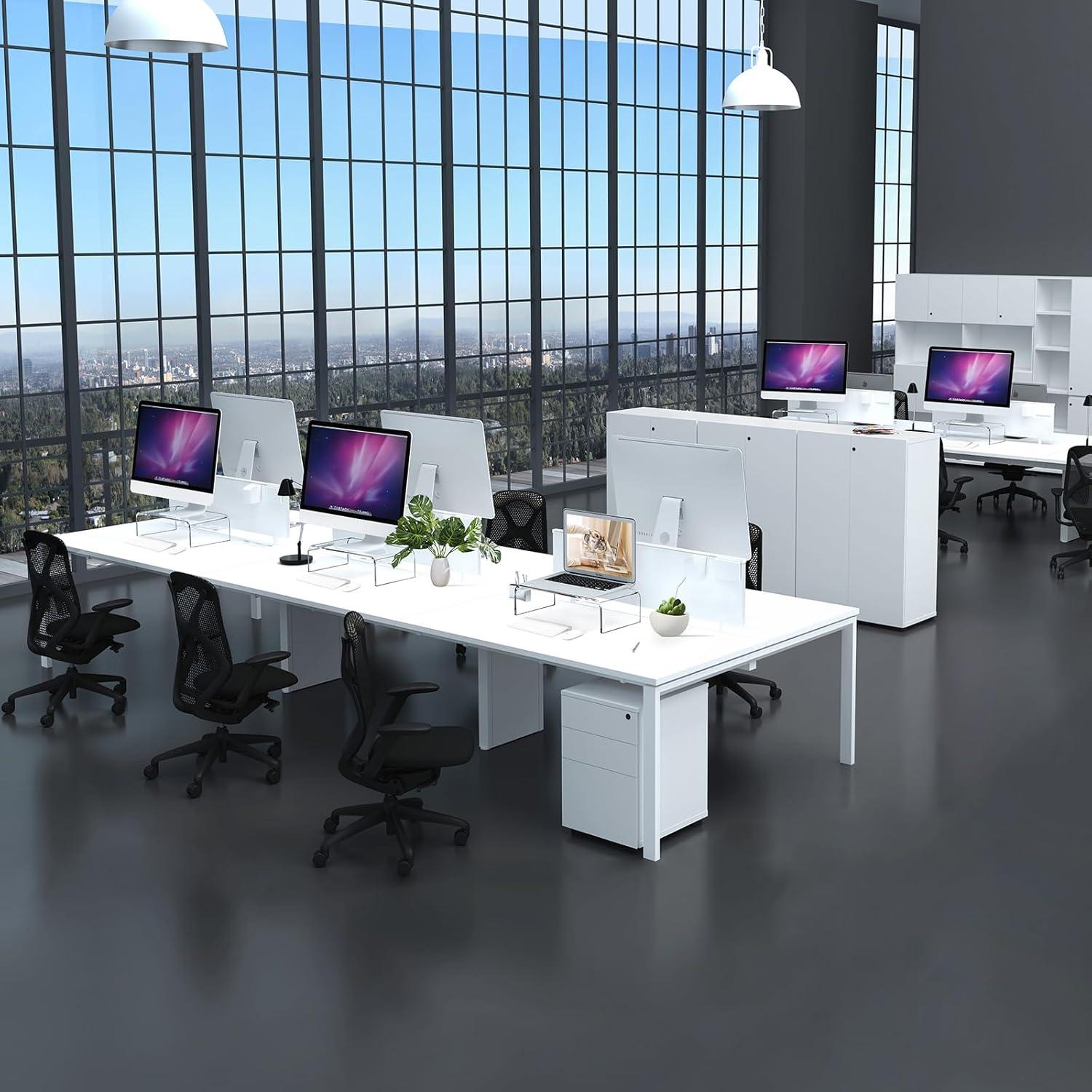 Soporte de Monitor Acrílico KMANDLU 40.64x22.86 cm Ergonómico