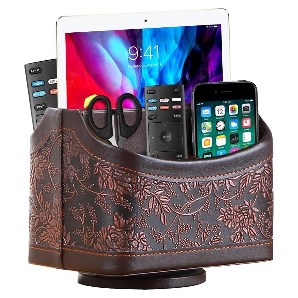 Soporte Giratorio 360° para Control Remoto Fanousy - Cuero PU