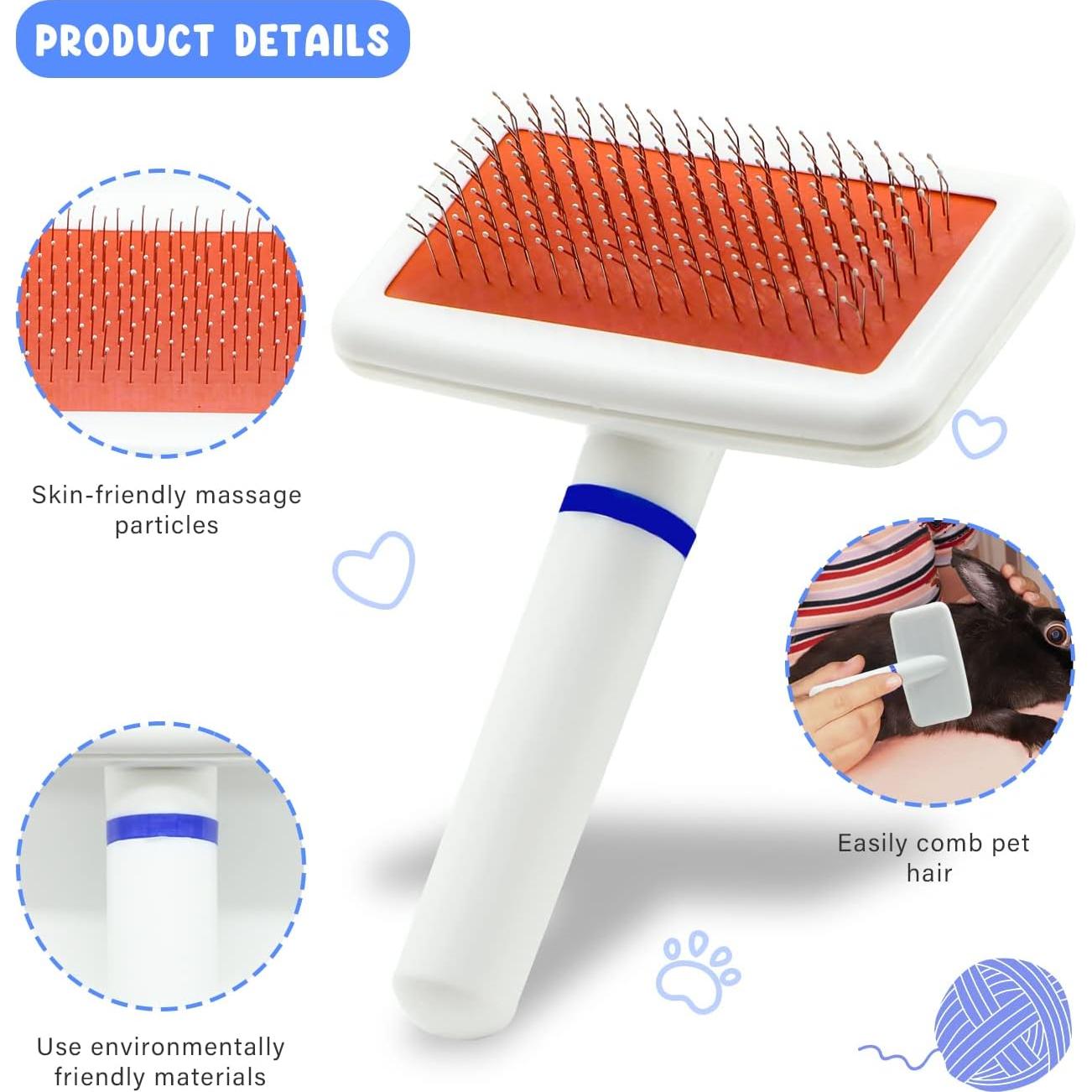 Kit de Cuidado de Mascotas Crafterlife 6 Piezas para Conejos y Gatos