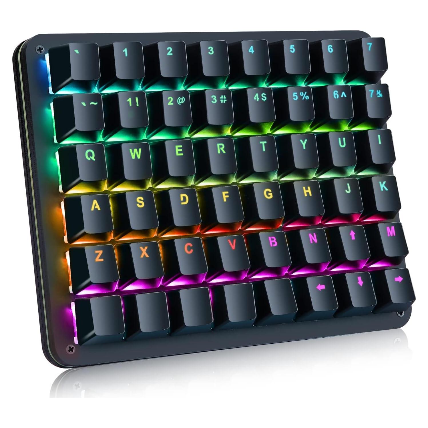 Teclado Mecánico Koolertron 48 Teclas RGB Programable