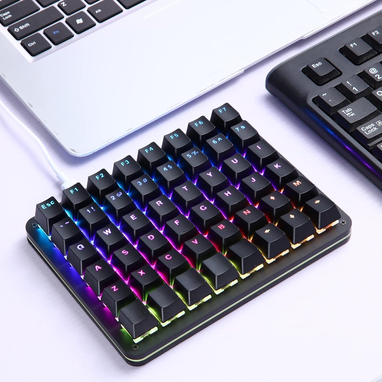 Teclado Mecánico Koolertron 48 Teclas RGB Programable