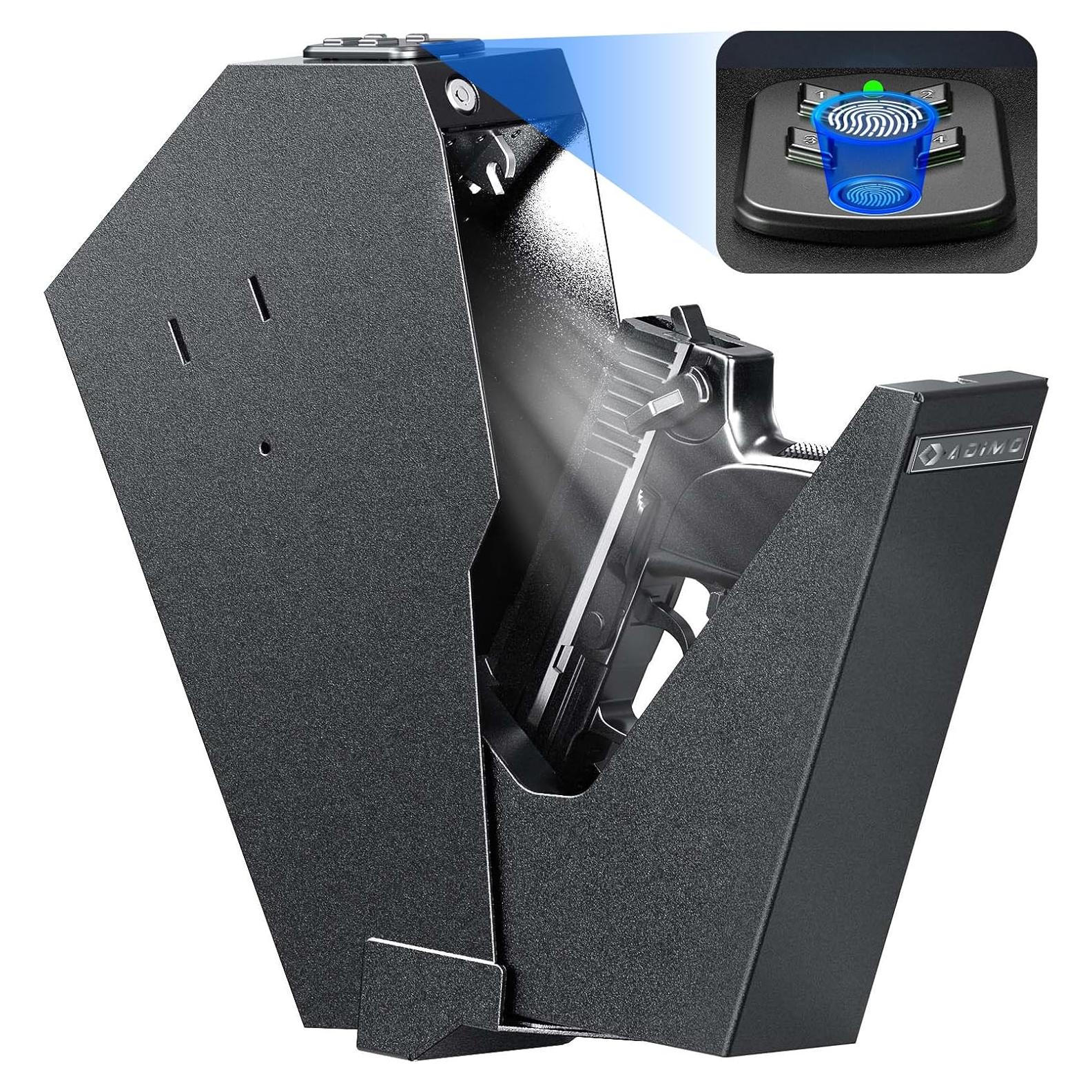 Caja Fuerte Biométrica ADIMO T5 para Pistola 36.96x19cm