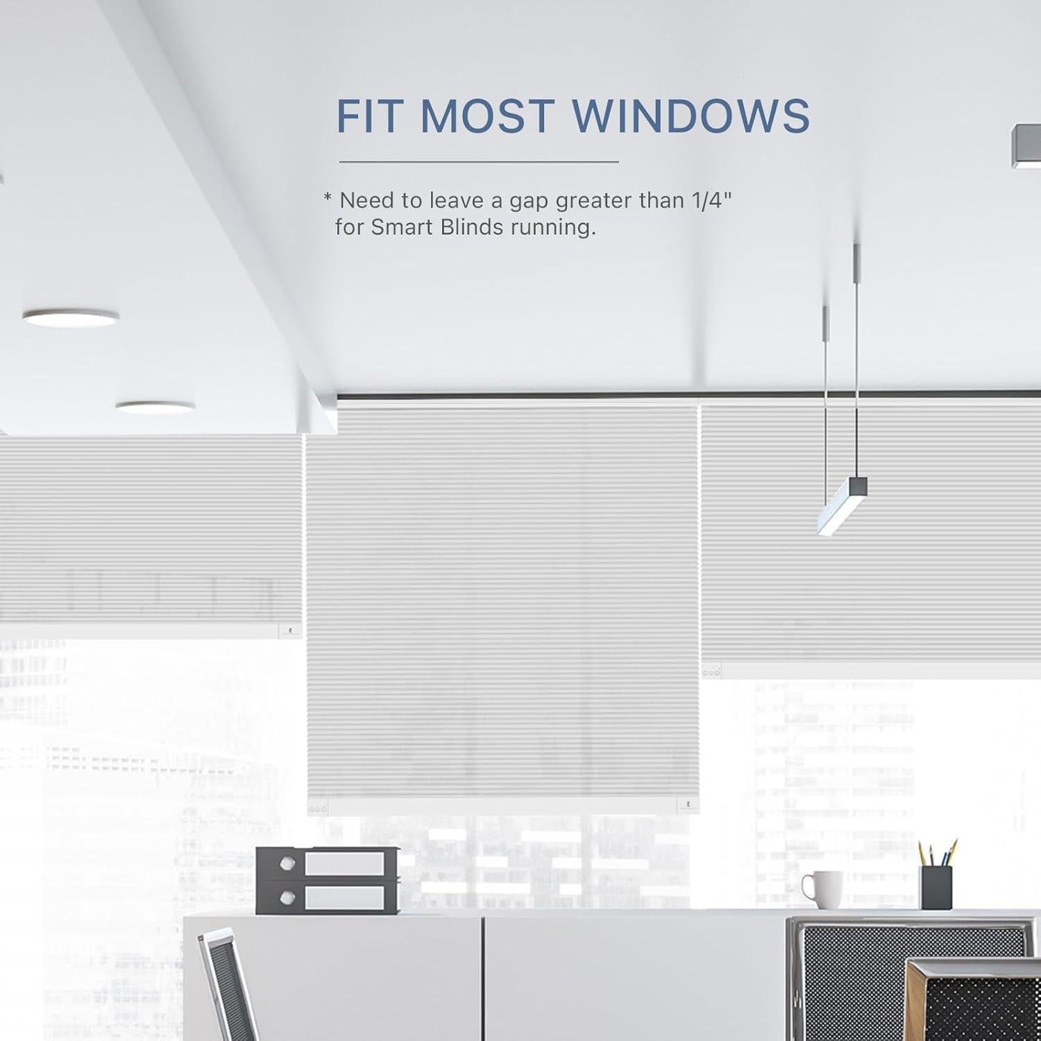 Cortina Inteligente ZigBee THIRDREALITY 50.8x182.9 cm Gris/Blanco