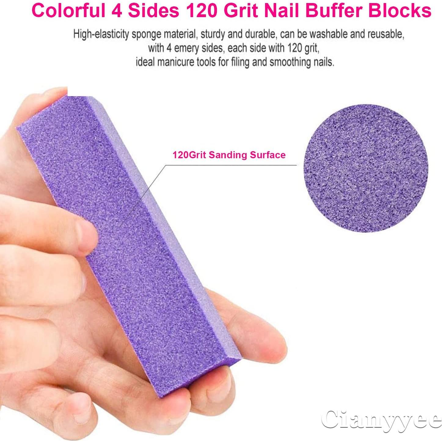 Juego de 20 Piezas de Limadoras y Bloques de Pulido Cianyyee