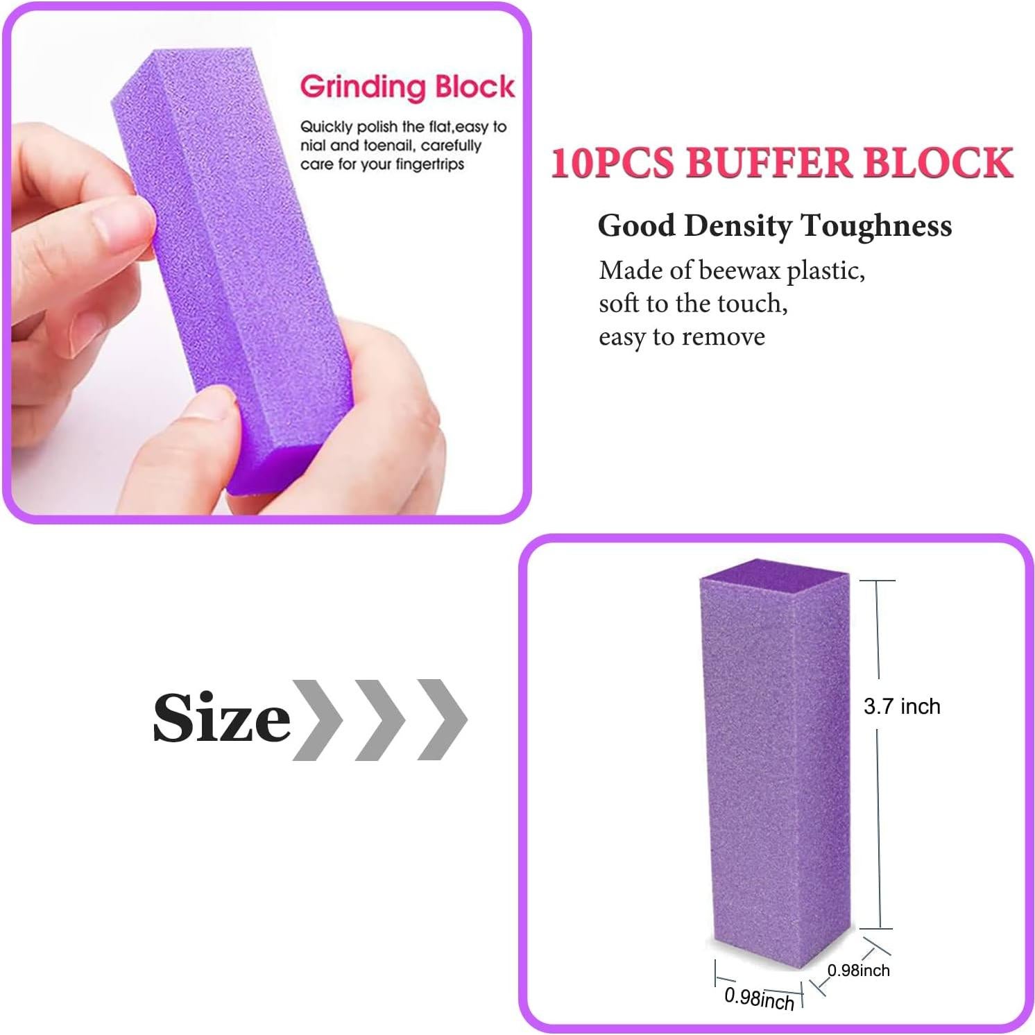 Juego de 20 Piezas de Limadoras y Bloques de Pulido Cianyyee