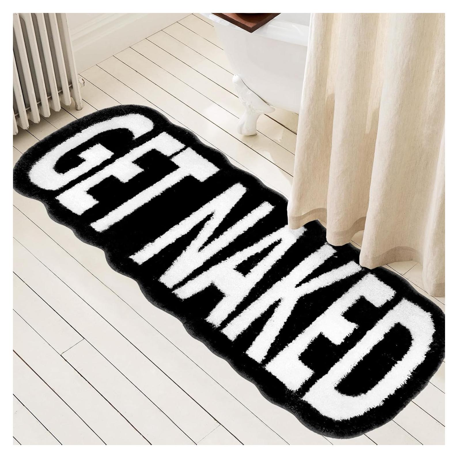Alfombra de Baño Homantic Get Naked 60x150 cm Antideslizante