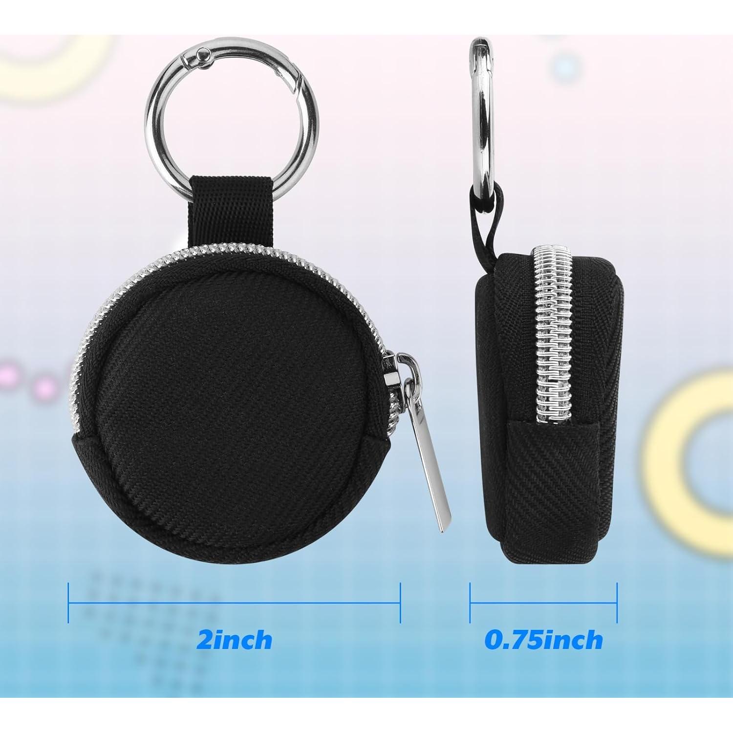 Estuche Organizador de Anillos Portátil Homakover Negro 5cm