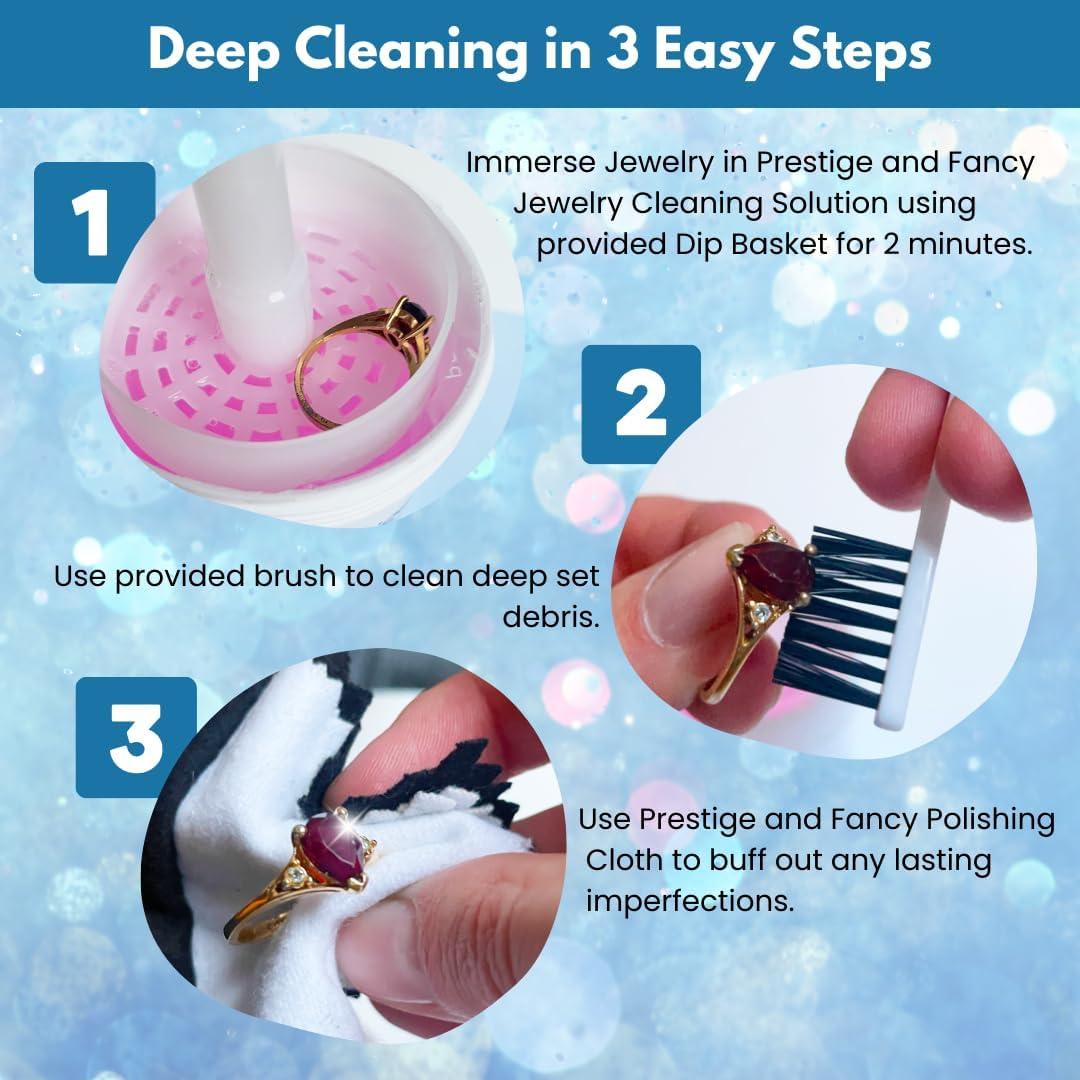 Kit Limpiador de Joyería Prestige 170g - Limpieza Oro y Plata
