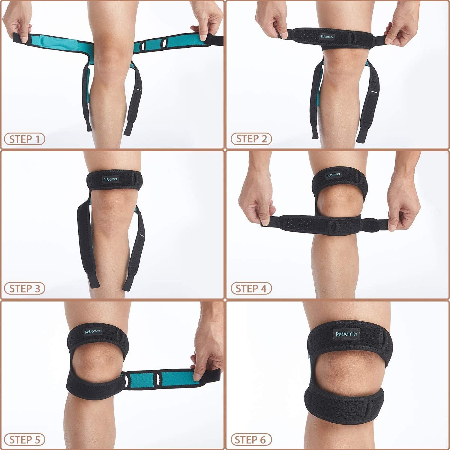Correa para Rodilla Patella Rebomer con Silicona 3D Ajustable