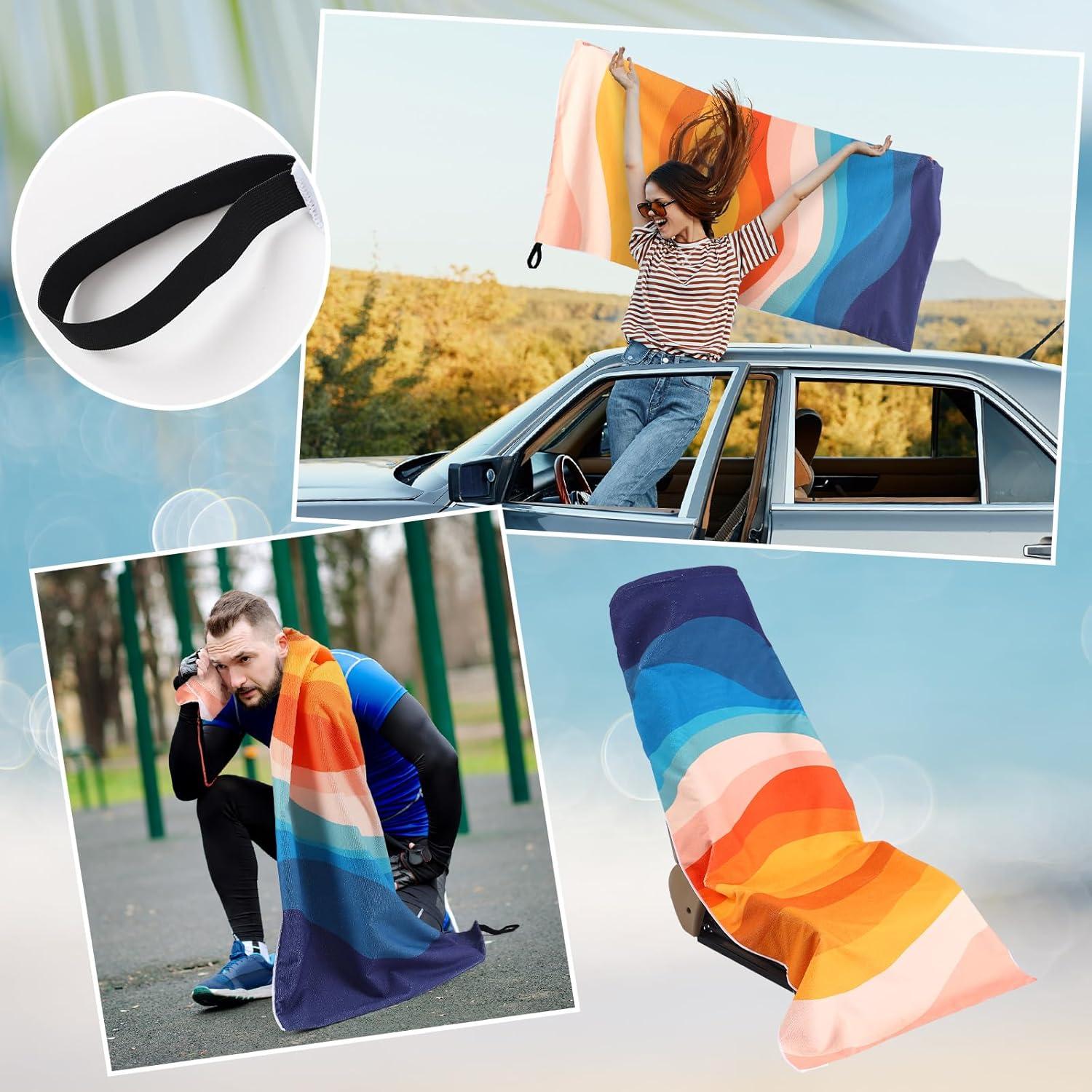 Toalla de Microfibra Hahafelt 160x80 cm para Coche y Playa