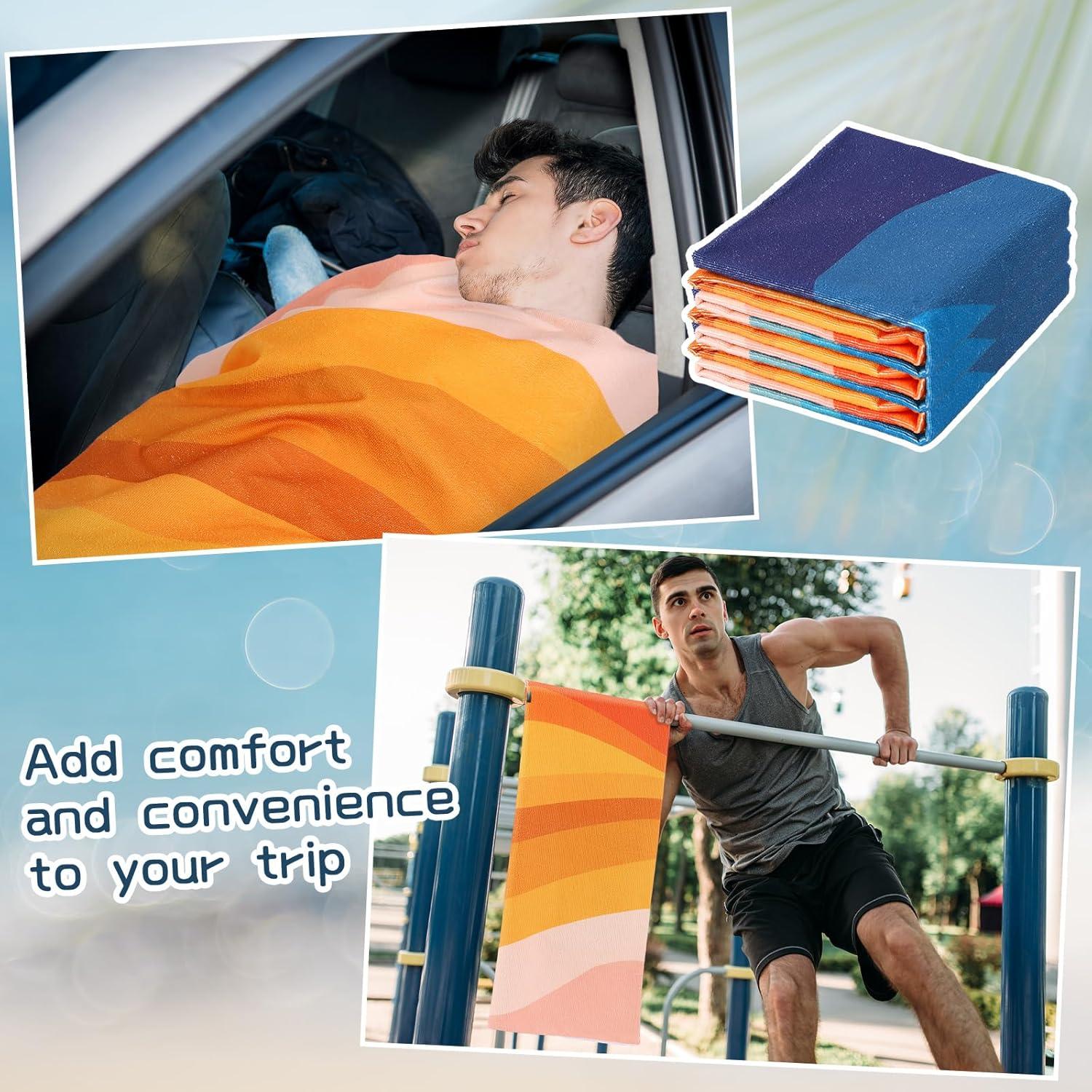 Toalla de Microfibra Hahafelt 160x80 cm para Coche y Playa