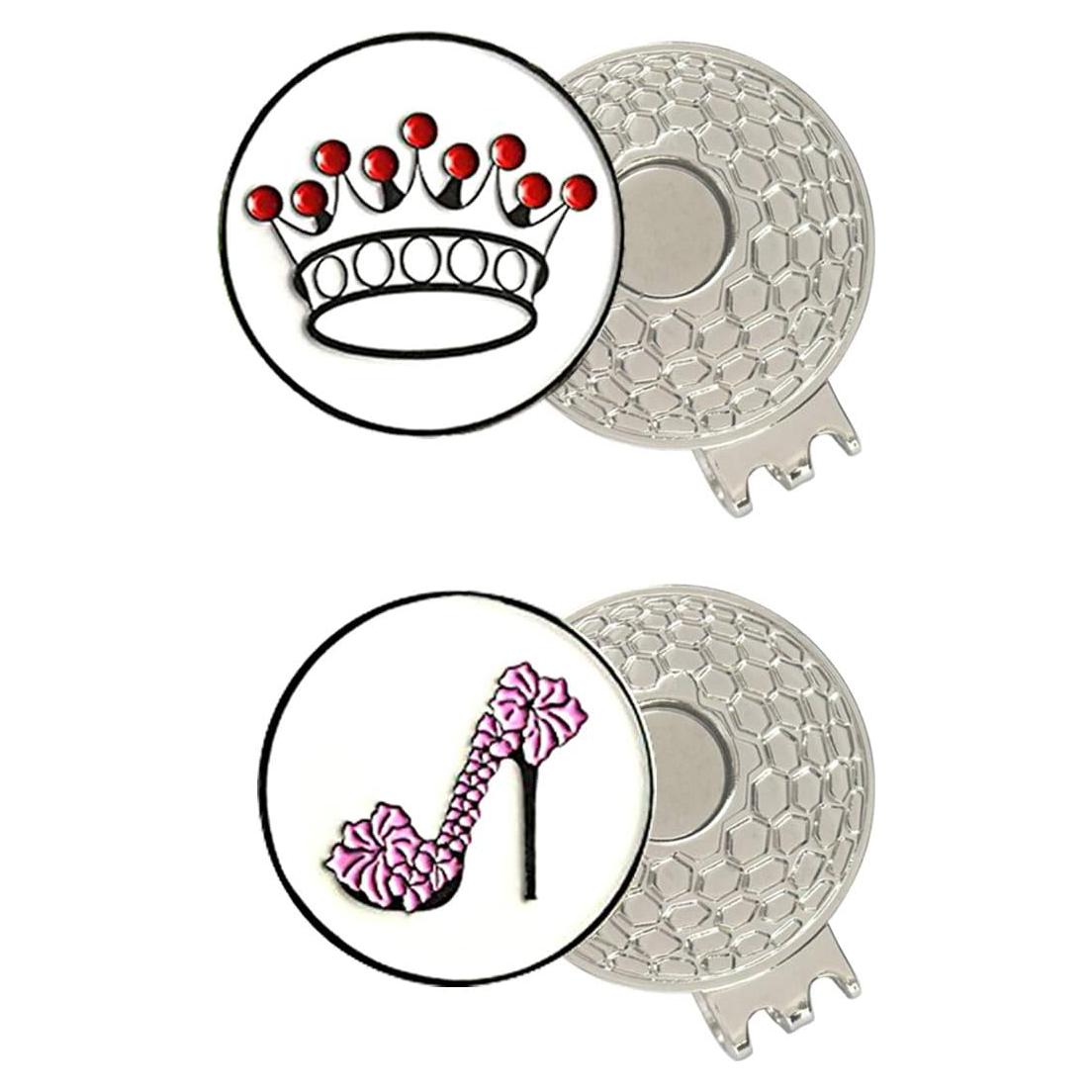 Marcadores de Golf Coloridos PINMEI con Clips de Sombrero