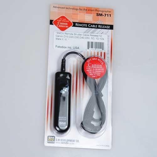 SMDV Remote Shutter Release Cable for Canon EOS 1D, 1DS Mark II, III, Mark III, IV, 1DC, 1DX, D30, D60, 10D, 20D, 20DA, 30D, 40D, 50D, 5D, 5D Mark II, III, 7D, Fully Compatible with Canon RS80N3