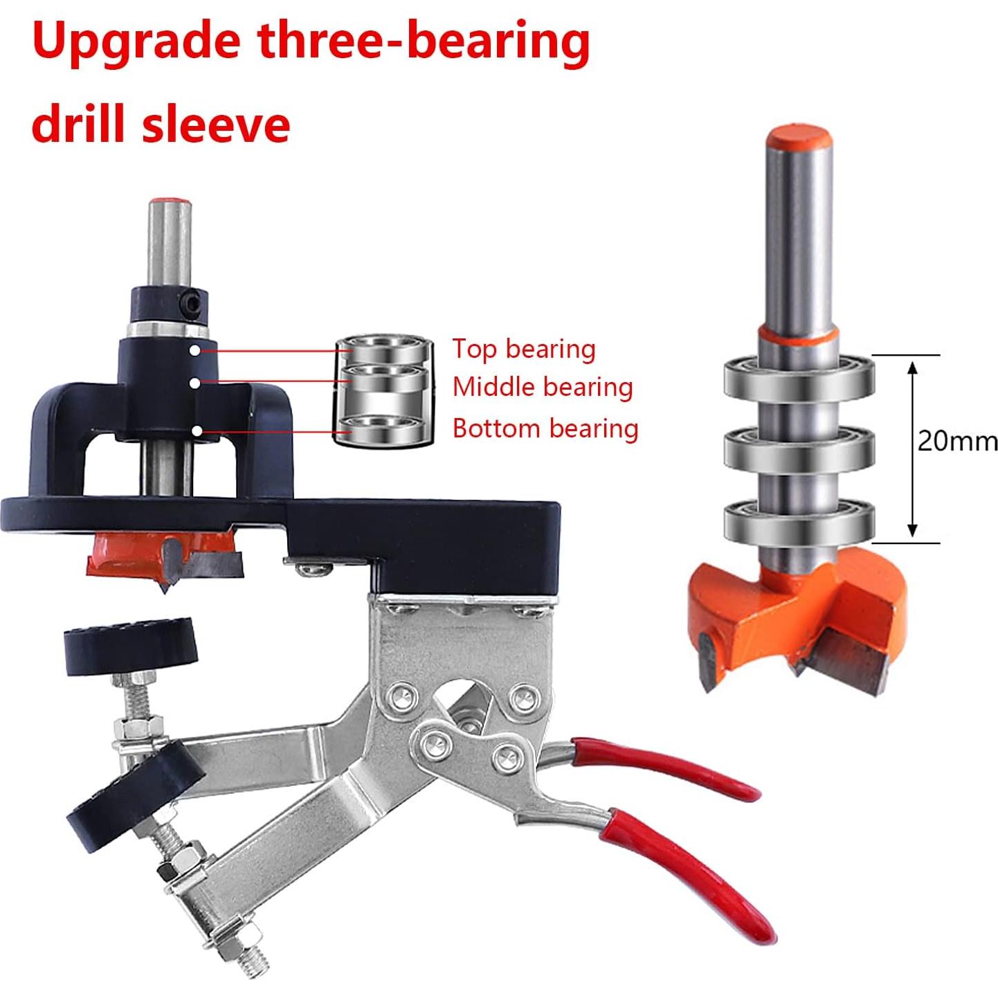 Plantilla de Bisagra de Puerta 35mm JEEJINYAN Ajustable