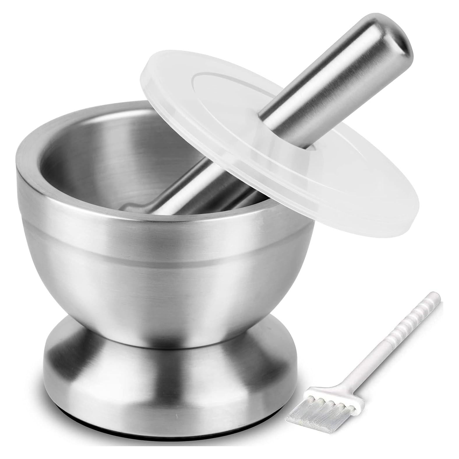 Mortero y Maja de Acero Inoxidable Tera 350ml - Sin Desorden