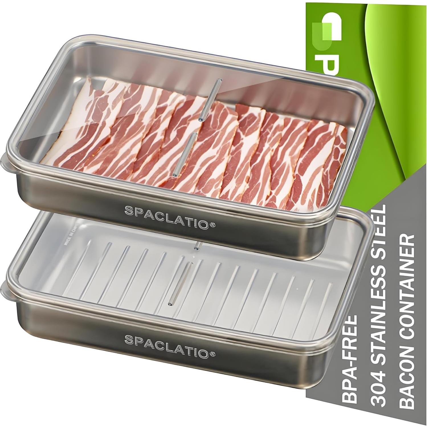 Contenedor Hermético de Queso Spaclatio 1.24L Acero Inoxidable