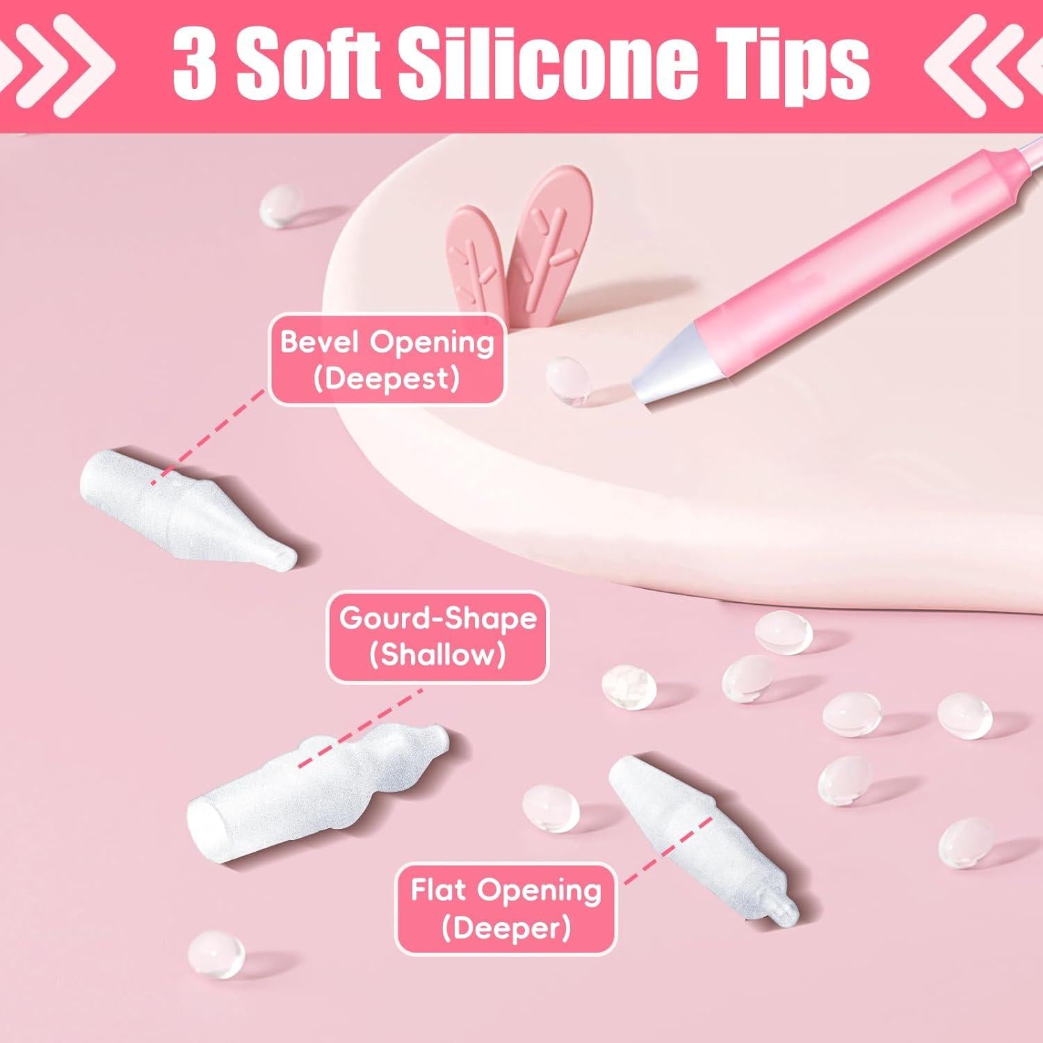 Aspirador Nasal para Bebé AINHYTR Rosa con 2 Puntas y 25 Filtros