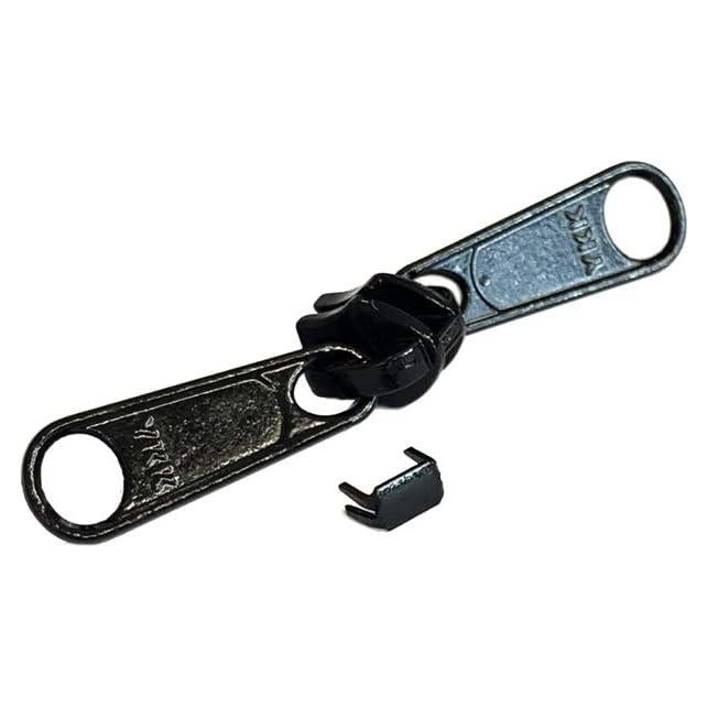 Deslizadores de cremallera YKK #5 no bloqueables - 3 unidades