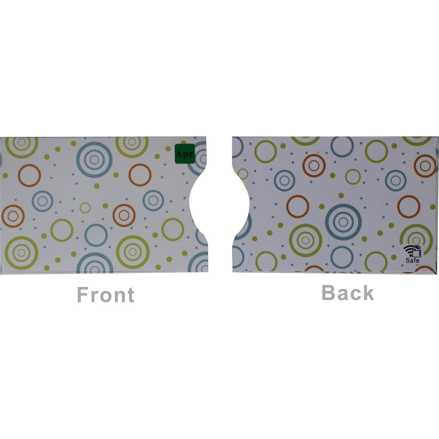 Juego de 12 Fundas Bloqueadoras RFID Larian 8.7x5.8 cm