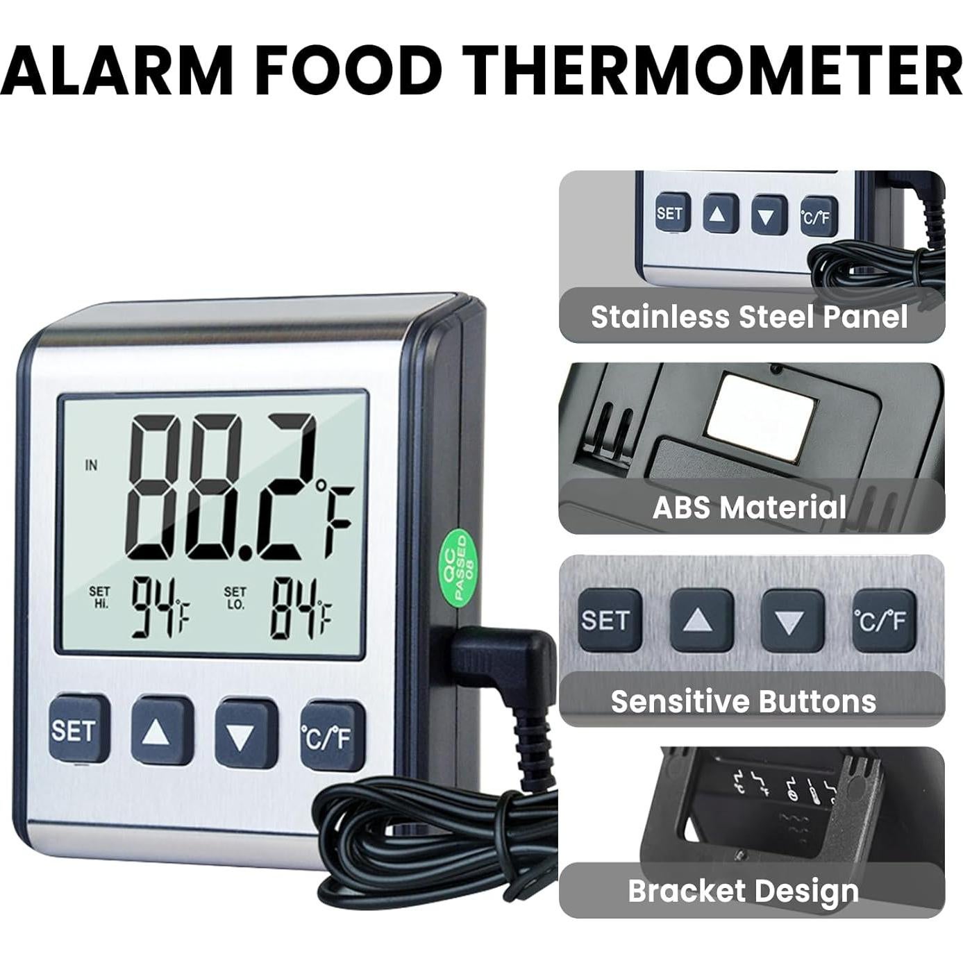 Termómetro Digital para Refrigerador y Congelador Huijigemy -50°C a +70°C