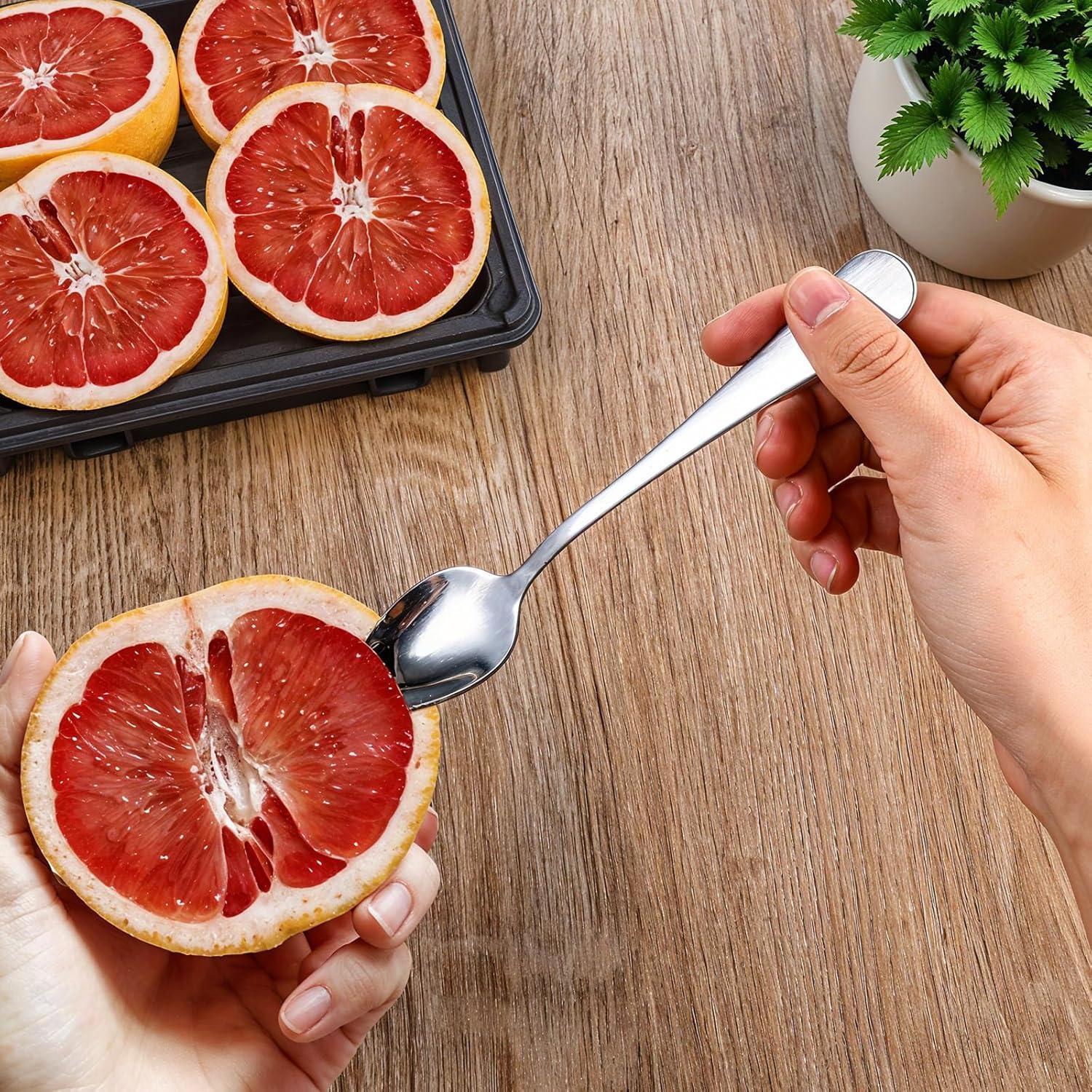 Conjunto Cuchara y Cuchillo de Pomelo Giantree - Acero Inoxidable