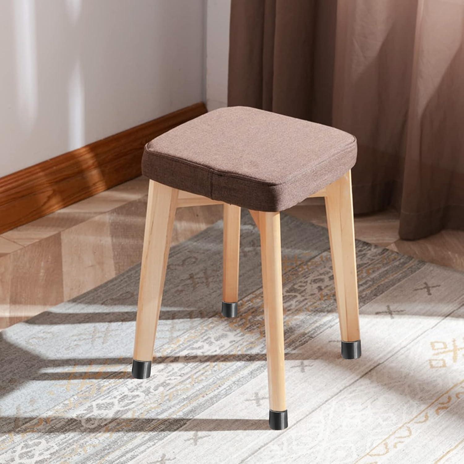 20 Tapones Redondos de PVC para Patas de Sillas Uenhoy 25mm