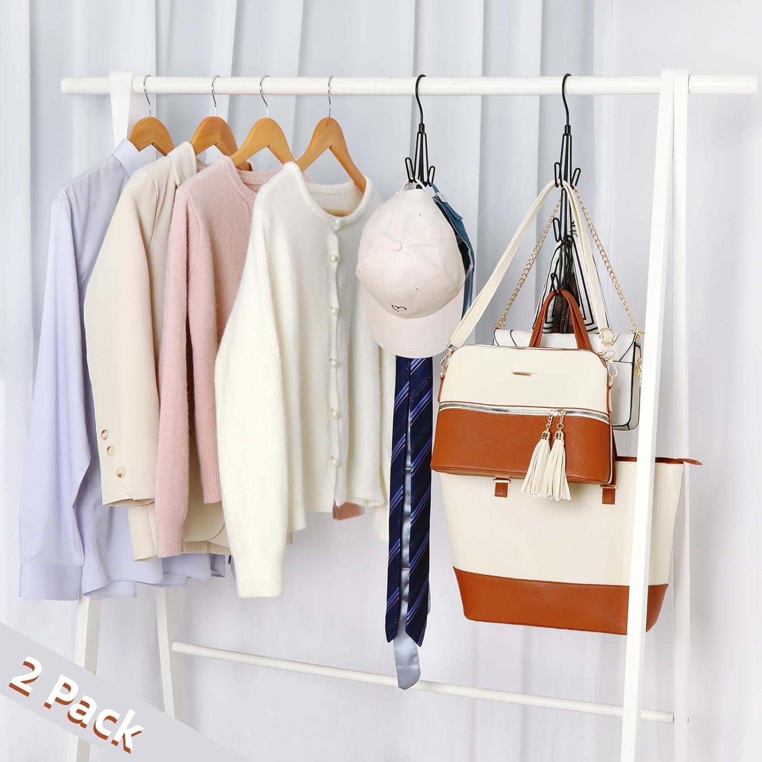 Organizador de Bolsos TOPIA HANGER 2-Pack Metal Negro