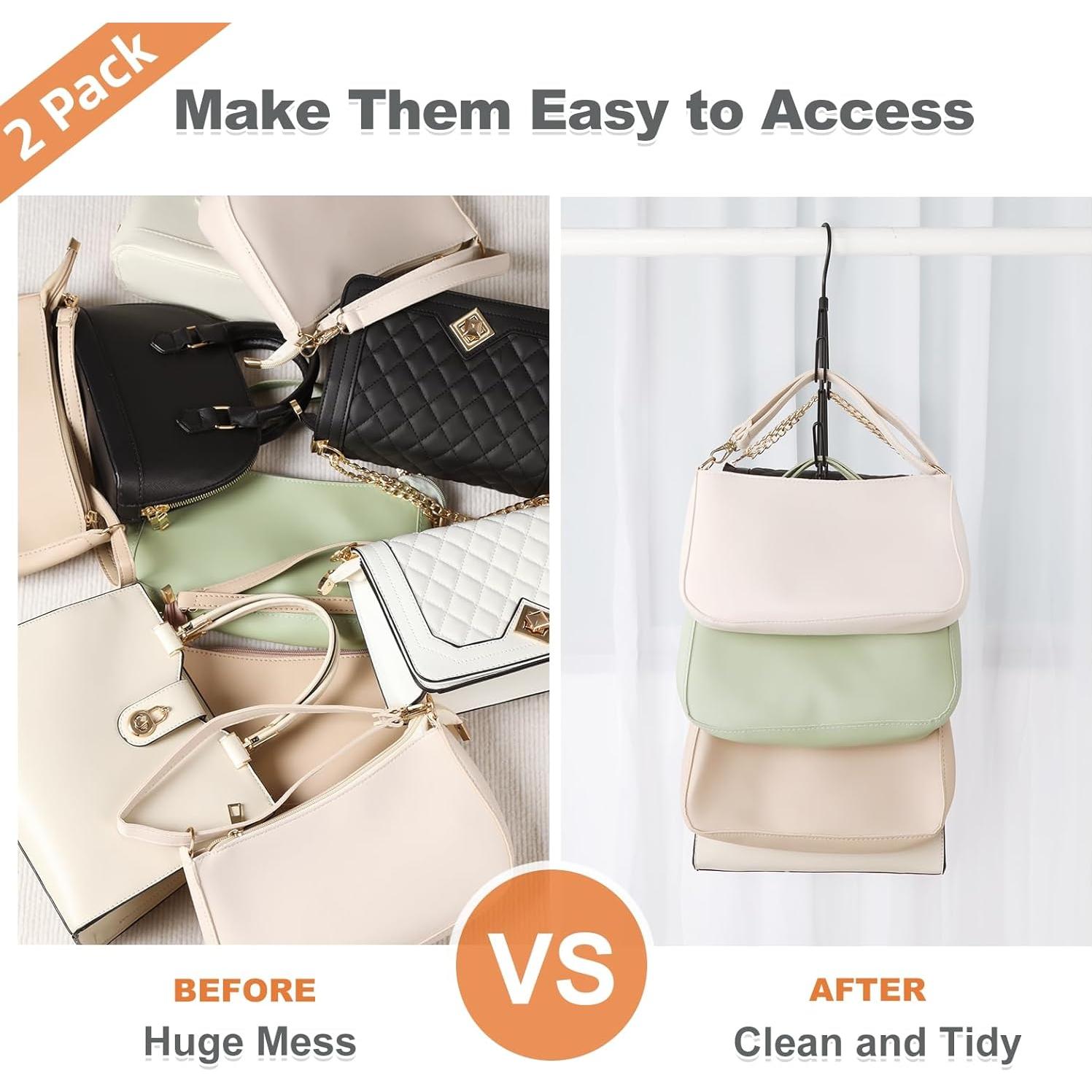 Organizador de Bolsos TOPIA HANGER 2-Pack Metal Negro