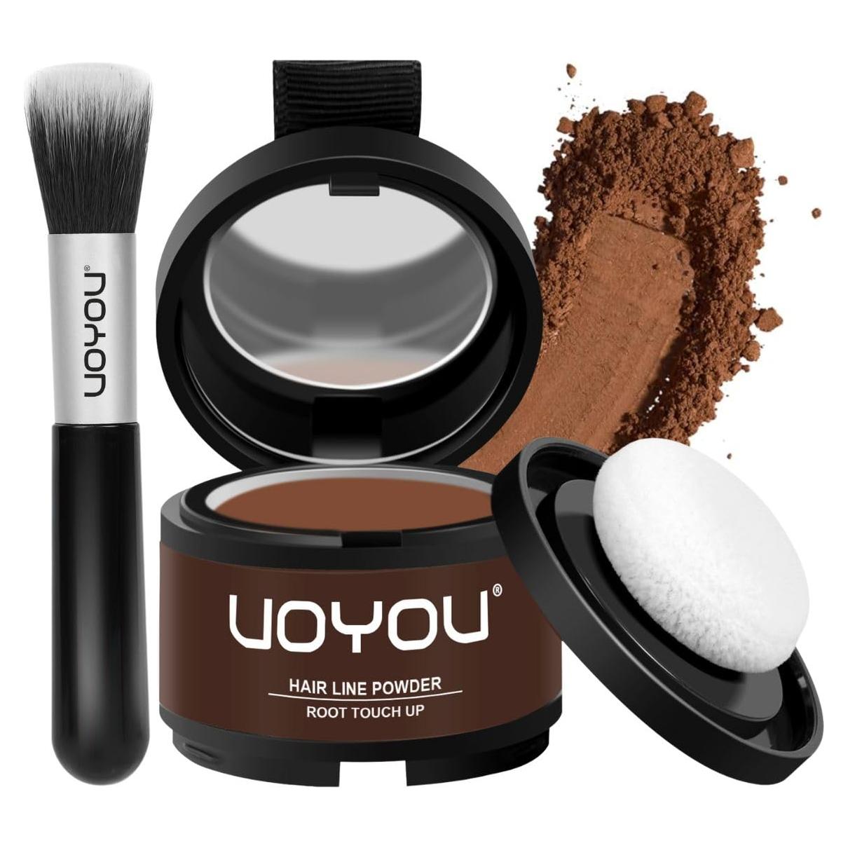 Polvo para Retoque de Raíces UOYOU 4g Rubio Oscuro