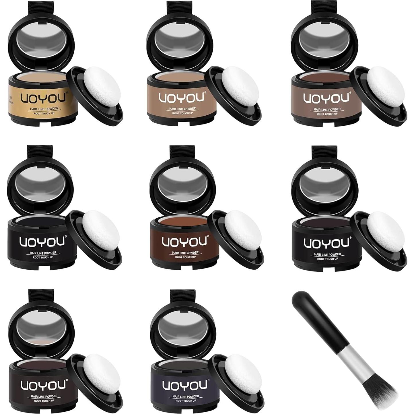 Polvo para Retoque de Raíces UOYOU 4g Rubio Oscuro