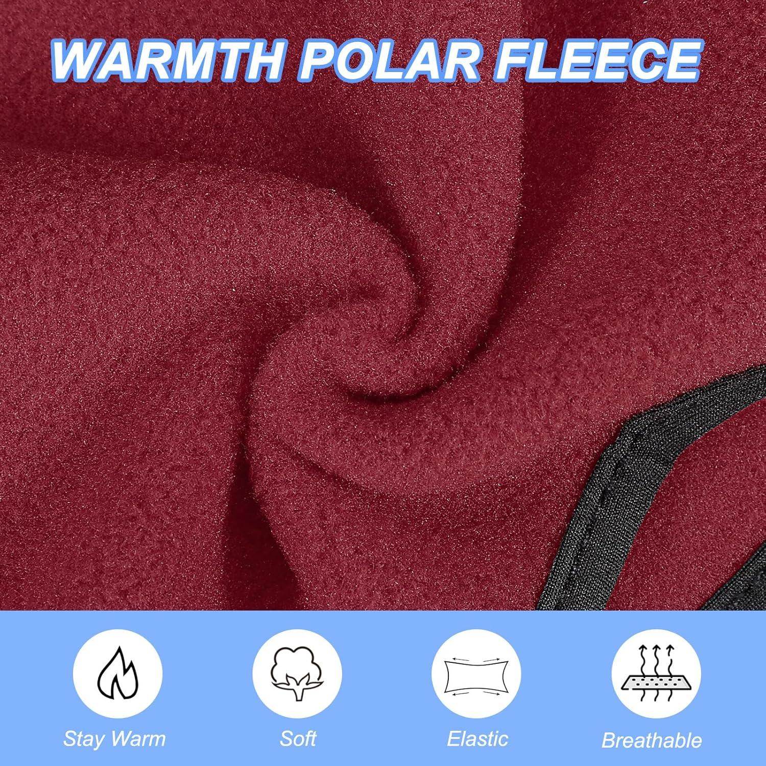 Banda Calentadora de Oídos PATIKIL Forro Polar 2 Piezas