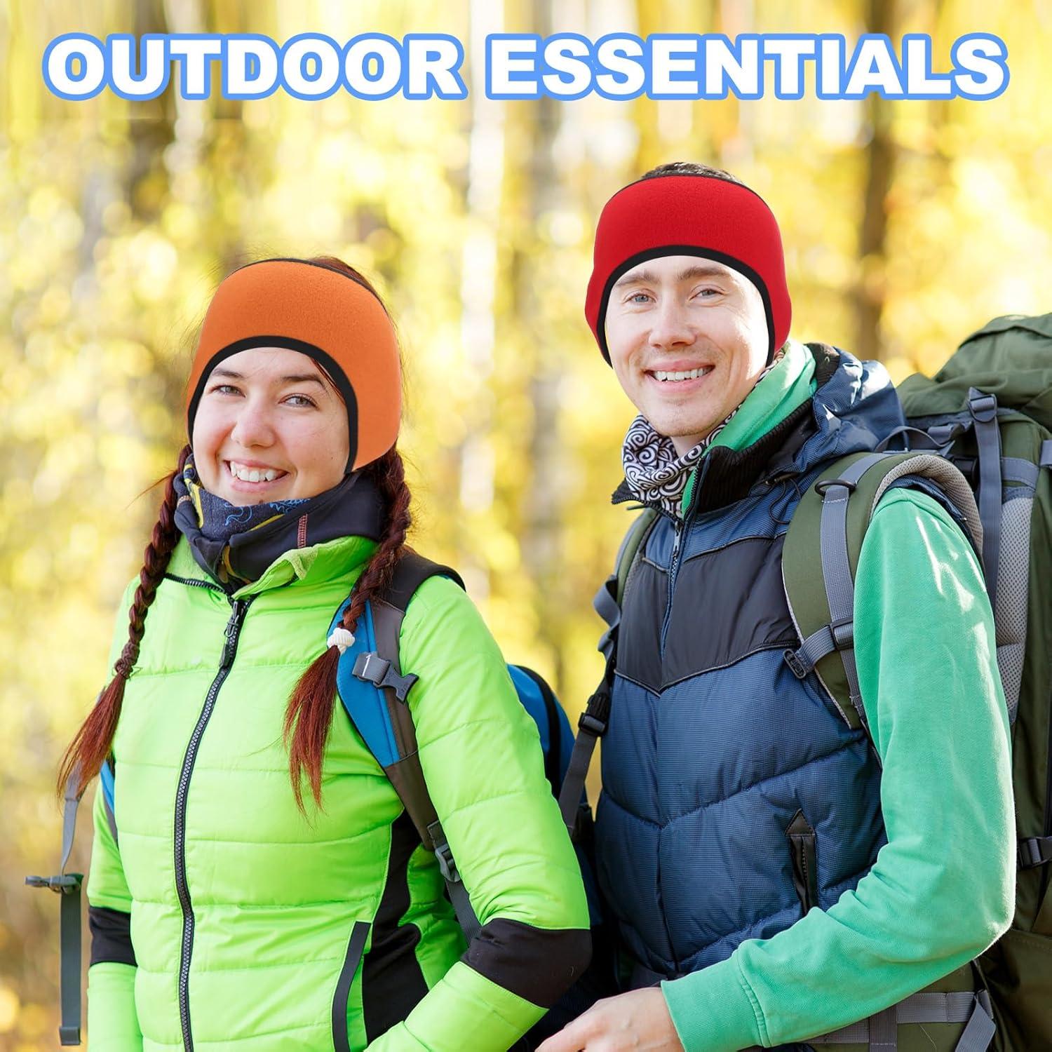 Banda Calentadora de Oídos PATIKIL Forro Polar 2 Piezas