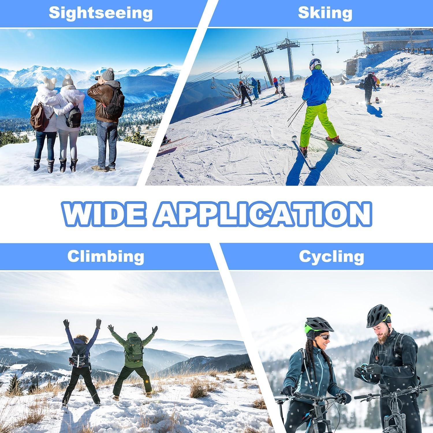 Banda Calentadora de Oídos PATIKIL Forro Polar 2 Piezas