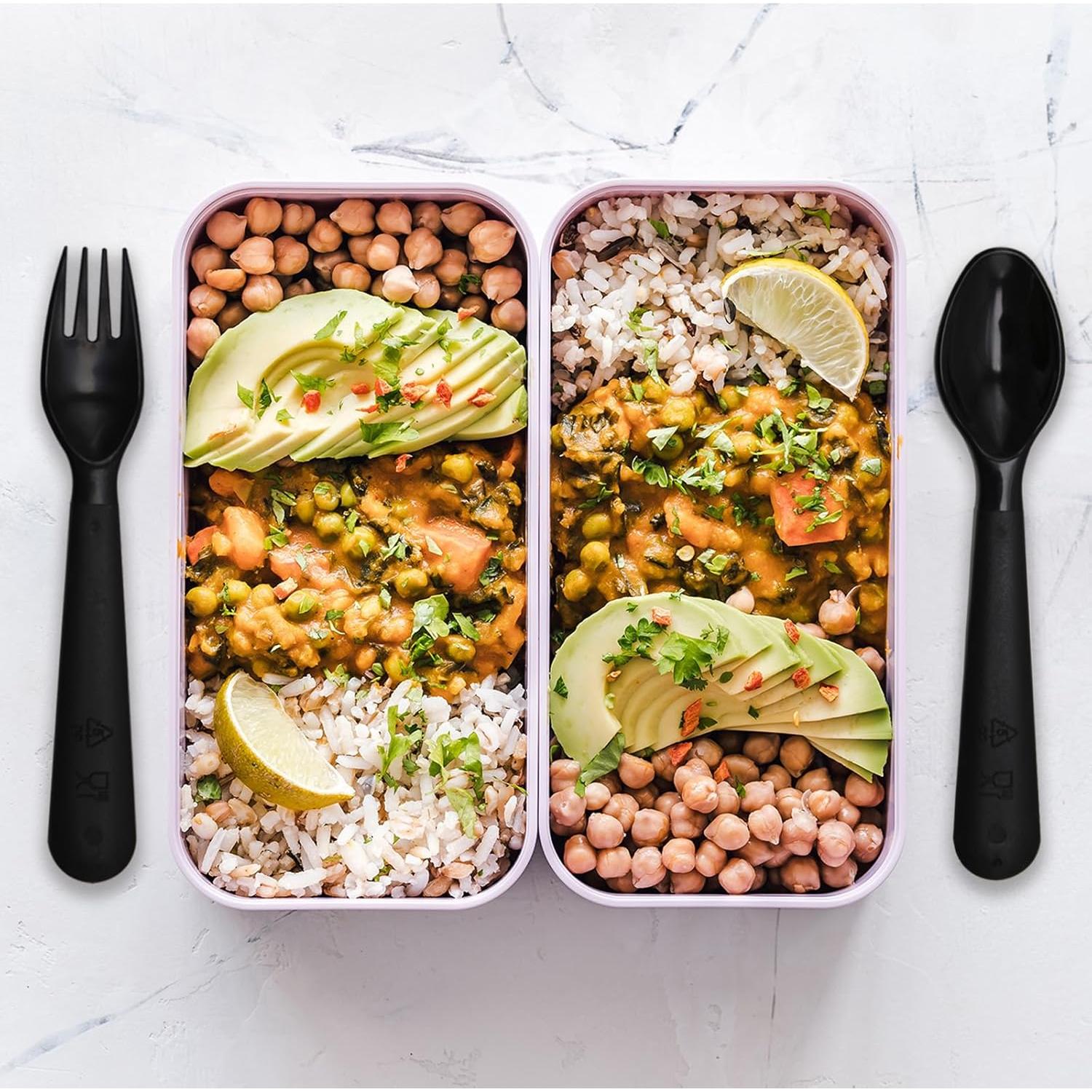 Juego de Utensilios para Niños Muulaii - 12 Piezas Plástico Libre de BPA