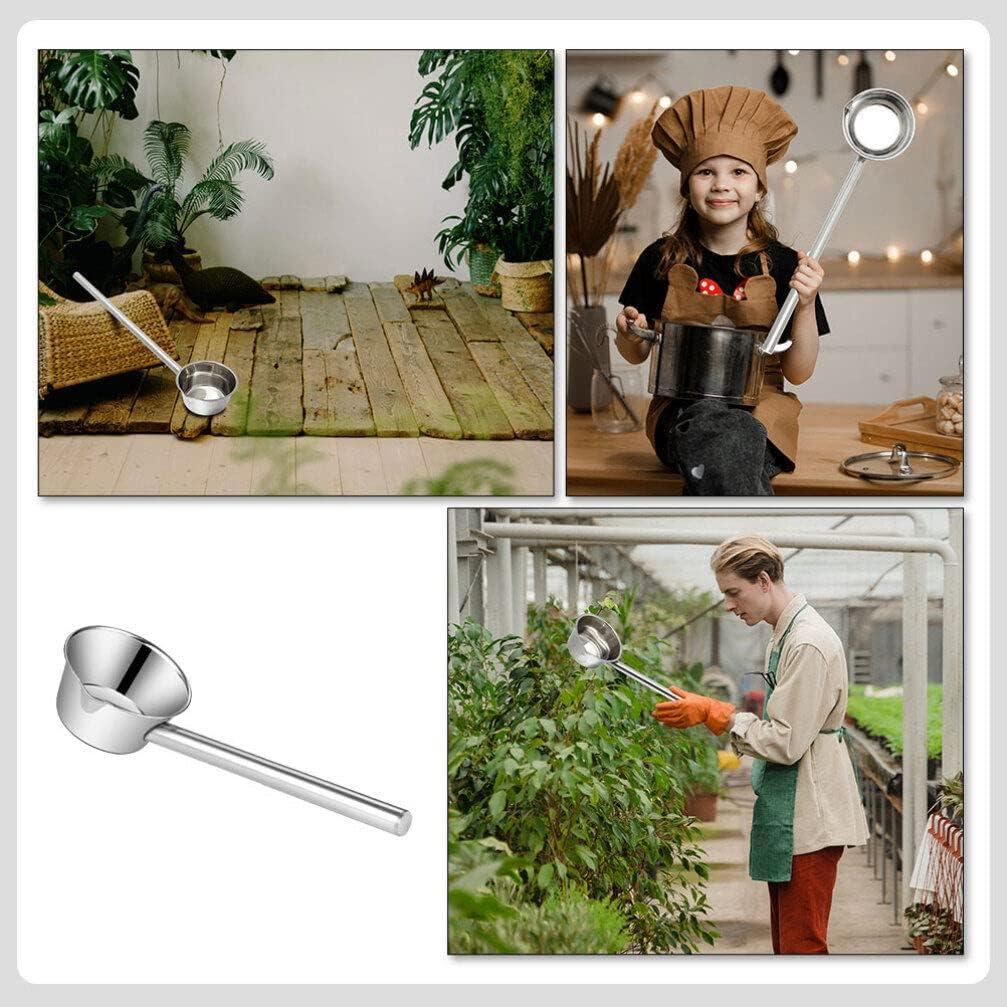 Cucharón de Acero Inoxidable HEMOTON con Mango Largo 41.3 cm