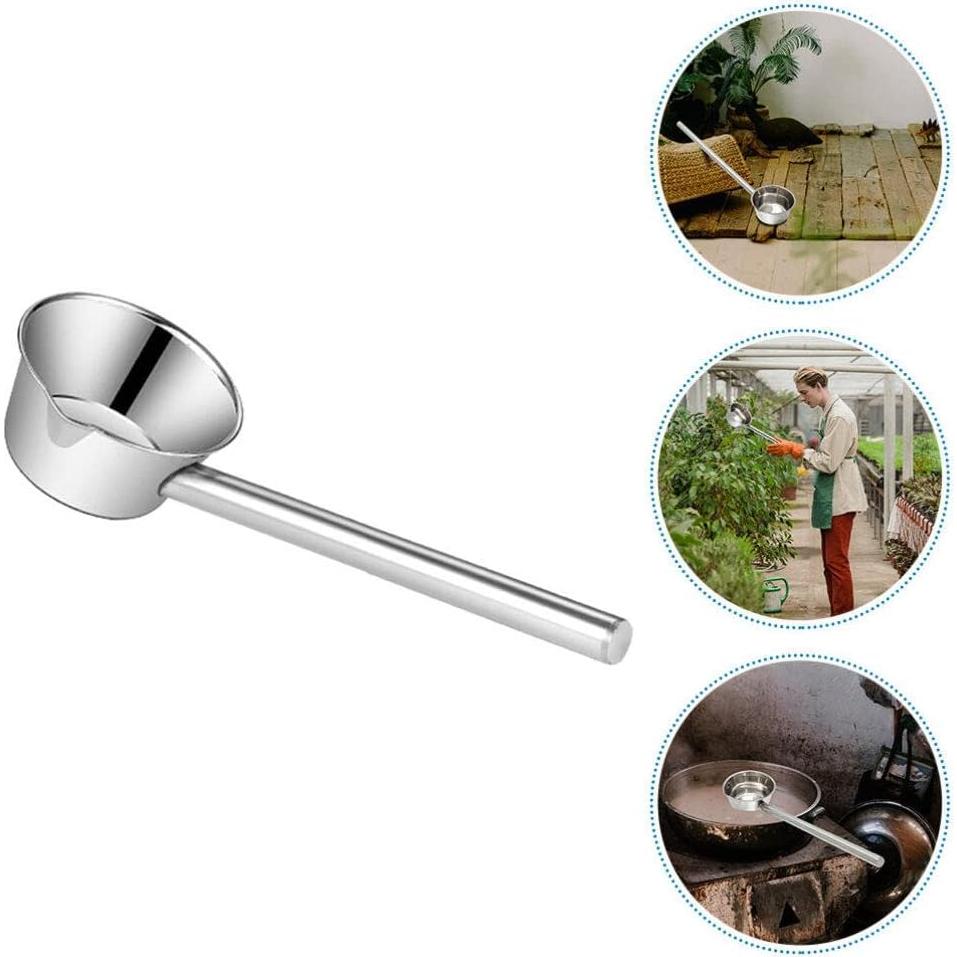 Cucharón de Acero Inoxidable HEMOTON con Mango Largo 41.3 cm