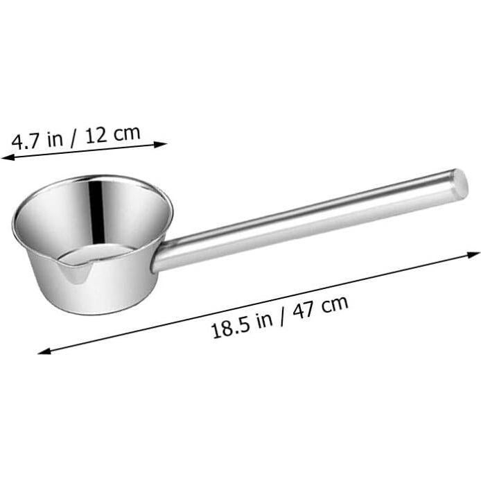 Cucharón de Acero Inoxidable HEMOTON con Mango Largo 41.3 cm