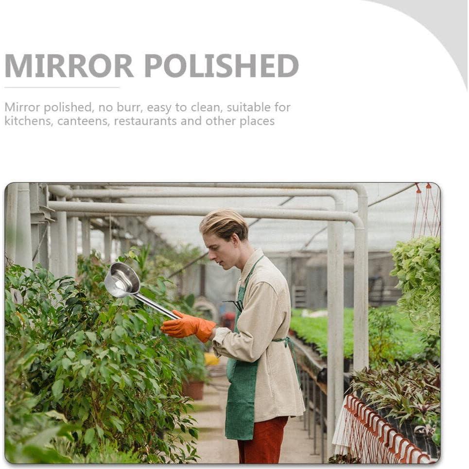 Cucharón de Acero Inoxidable HEMOTON con Mango Largo 41.3 cm