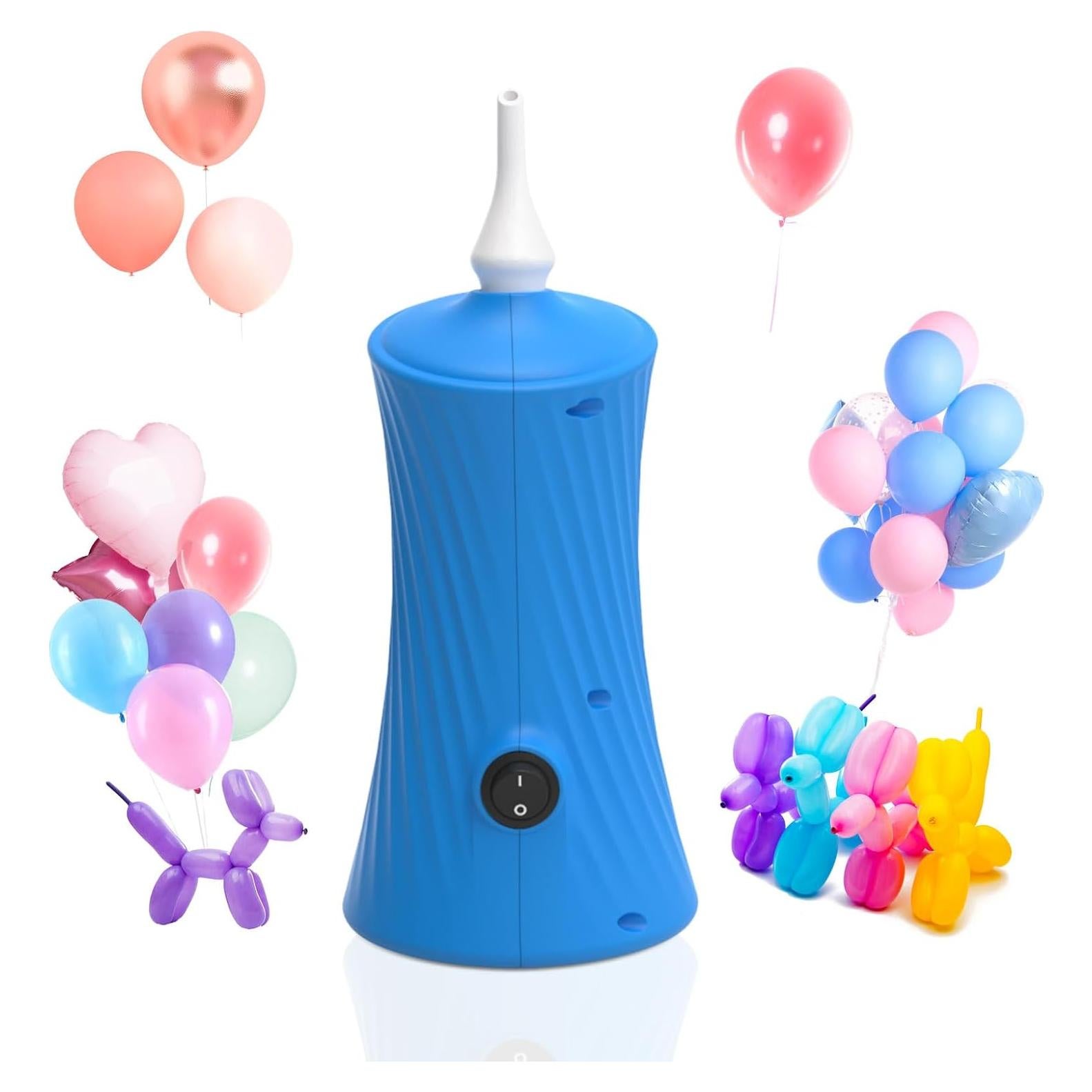 Bomba Eléctrica para Globos IDAODAN 20W 15 PSI Azul