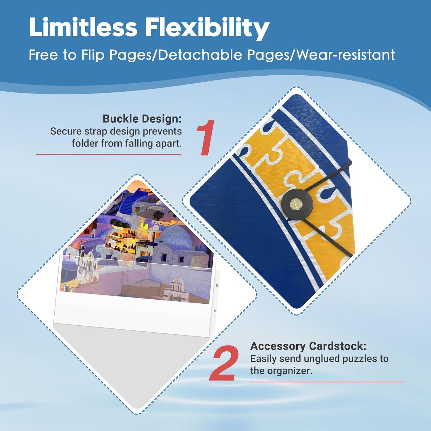 Carpeta de Almacenamiento de Rompecabezas Nariolar 500 Piezas