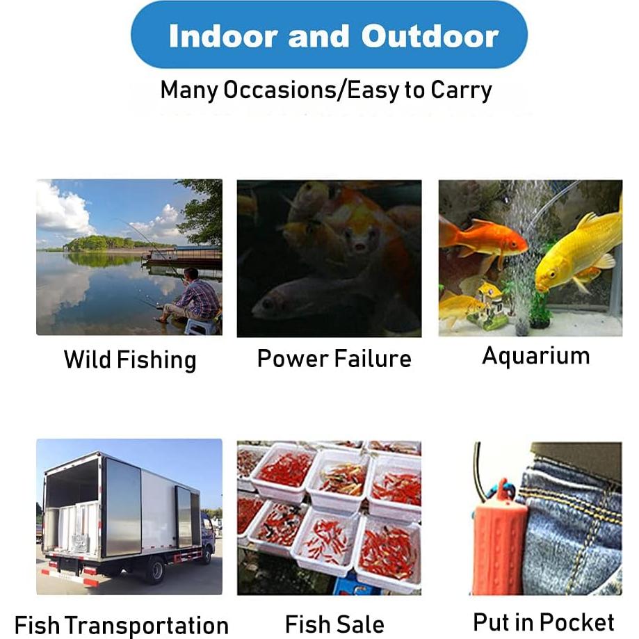 Bomba de Aire para Acuario Lenpestia AP-1 210 LPH USB Silenciosa