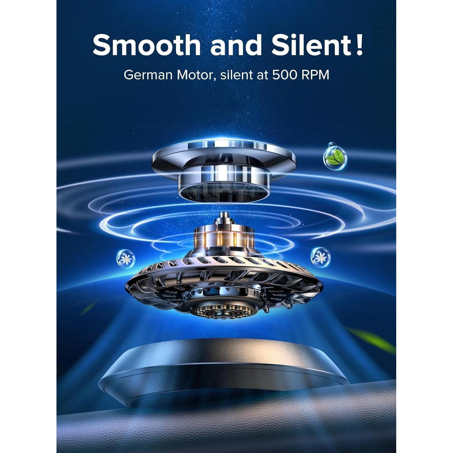 Ambientador de Auto Solar Ceeniu F21, Aceites Esenciales DIY