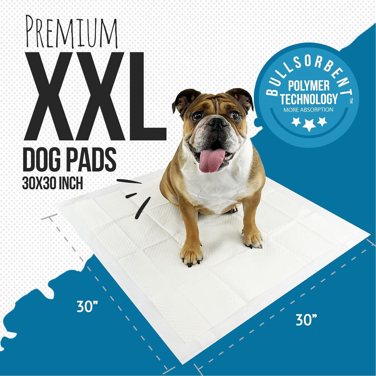 Pads para Cachorros Bulldogology XXL 30 Unidades 76.2x76.2 cm