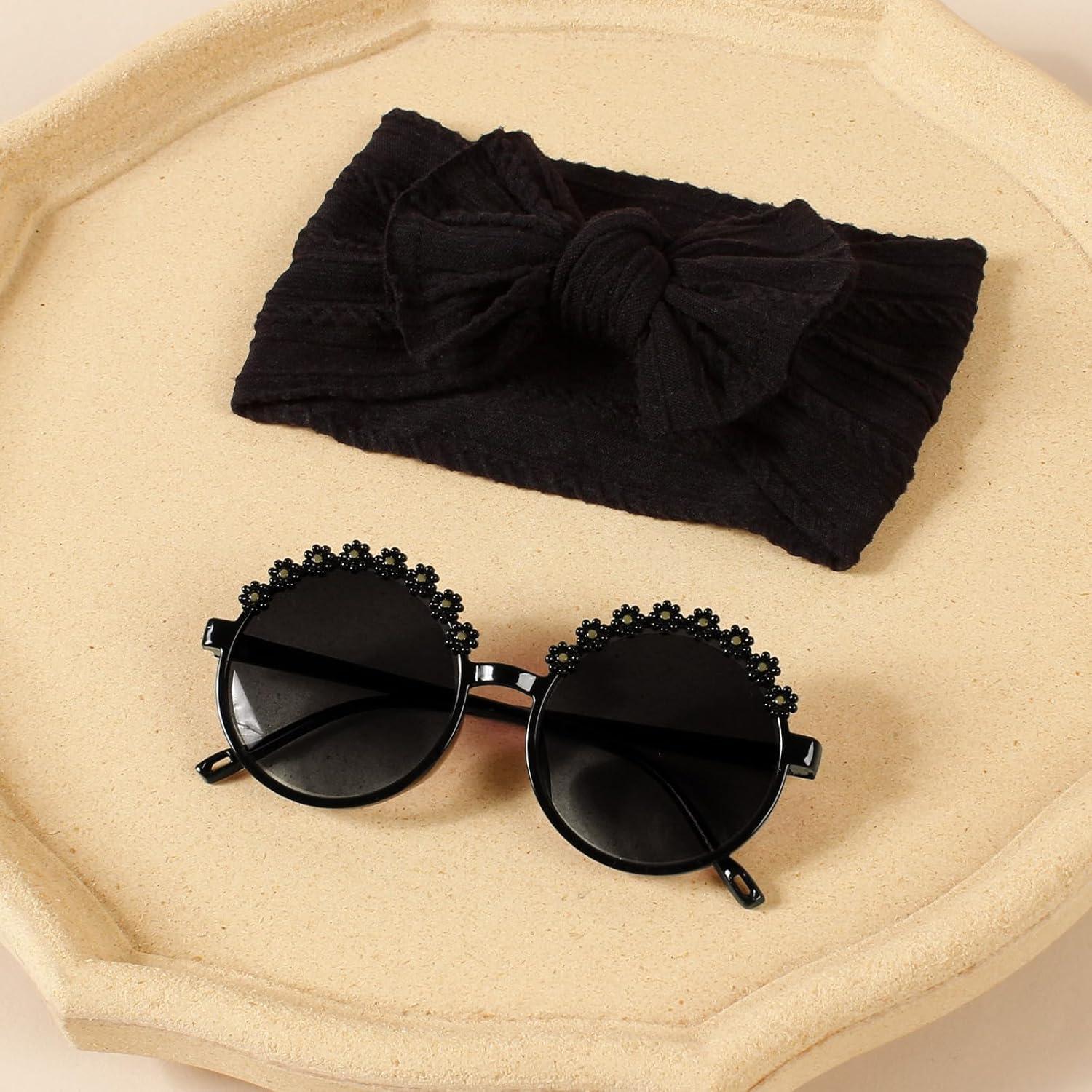 Conjunto Diadema Suave y Gafas de Sol Yheahin para Bebés