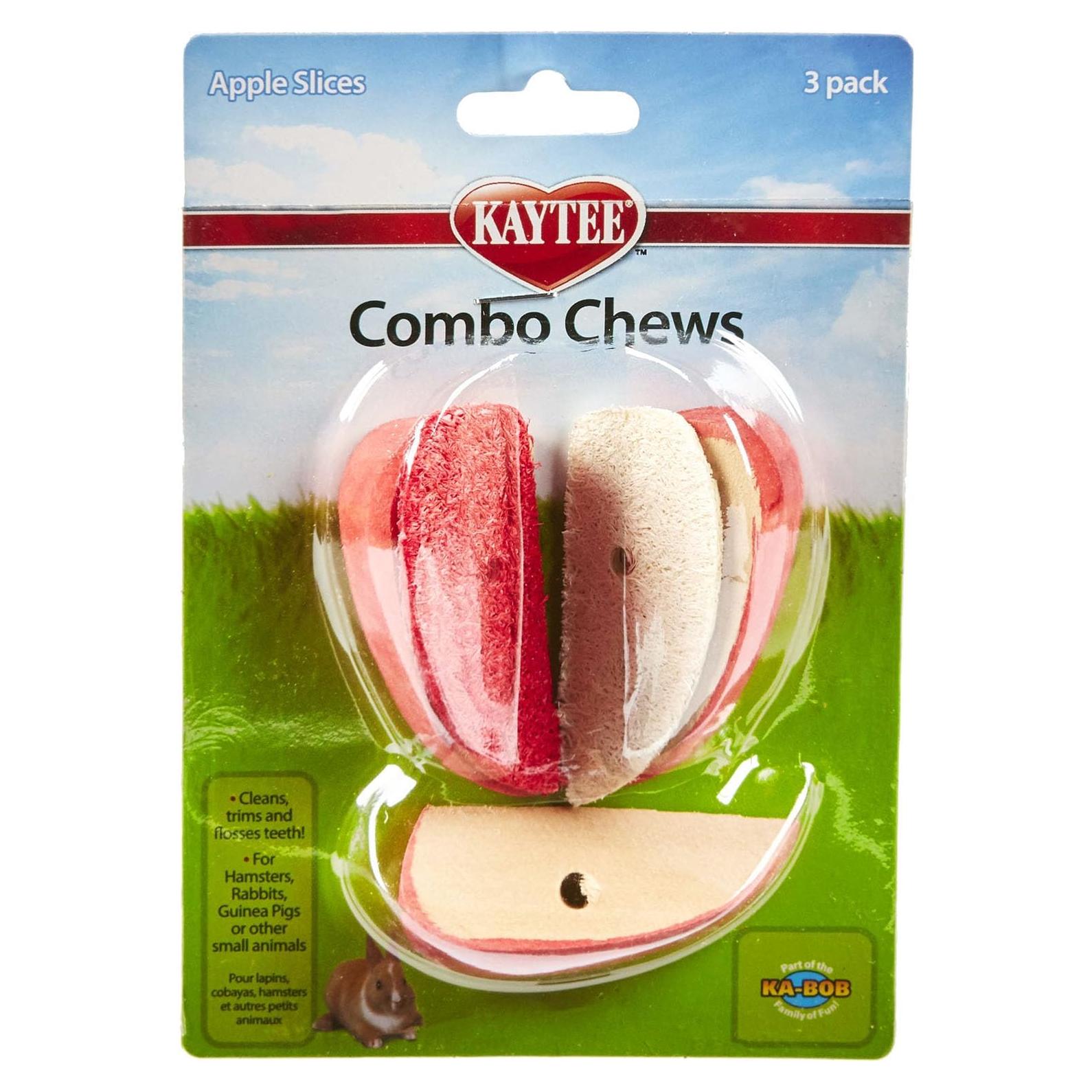Kaytee Combo Chews Apple Slices, 3-Pack