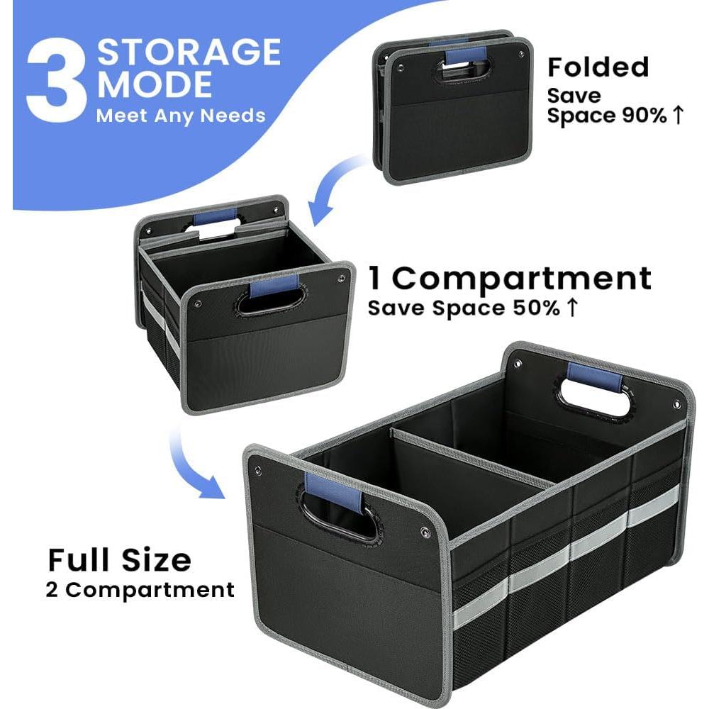 Organizador de Maletero de Coche WINHUNT 50L Plegable a Prueba de Agua