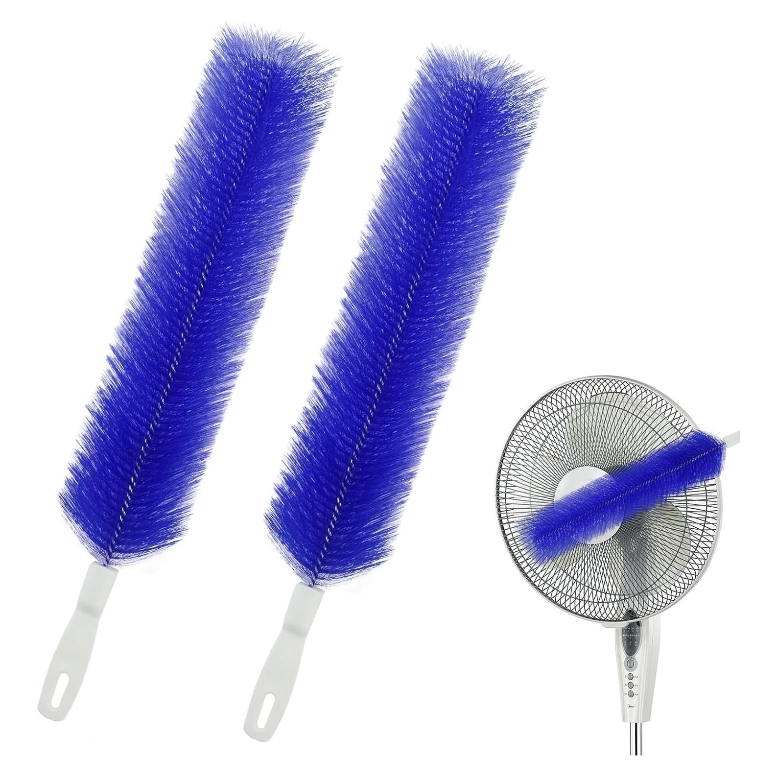 Cepillo Limpiador de Ventiladores HAPSAON Flexible 2 Pcs Azul