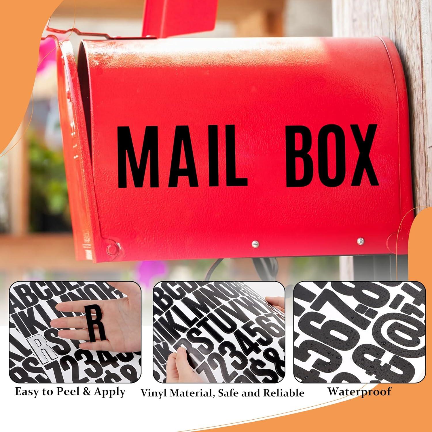 Calcomanías de Letras Negras 30 Hojas 1500 Piezas Metsyth