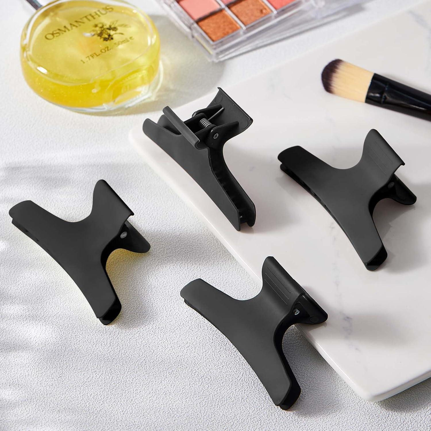 Clips de Pelo Mariposa Batiyeer 12 Pcs Antideslizantes Negro